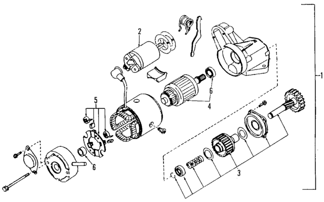 2330M30P16RW - : Starter for INFINITI: J30 Image