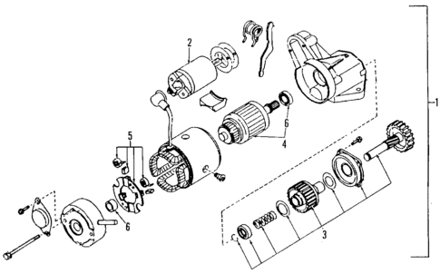 Starter for 1995 INFINITI J30 #0