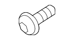 30779148 - Body: License Bracket Screw for Volvo Image