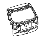 68456014AA - Body: Lift Gate for Jeep: Compass Image