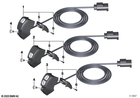 Switch for 2018 BMW-Motorrad K 1600 GT #0
