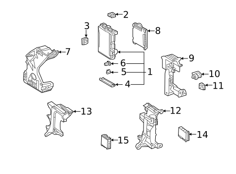 Fuse & Relay for 2025 Toyota Highlander #0