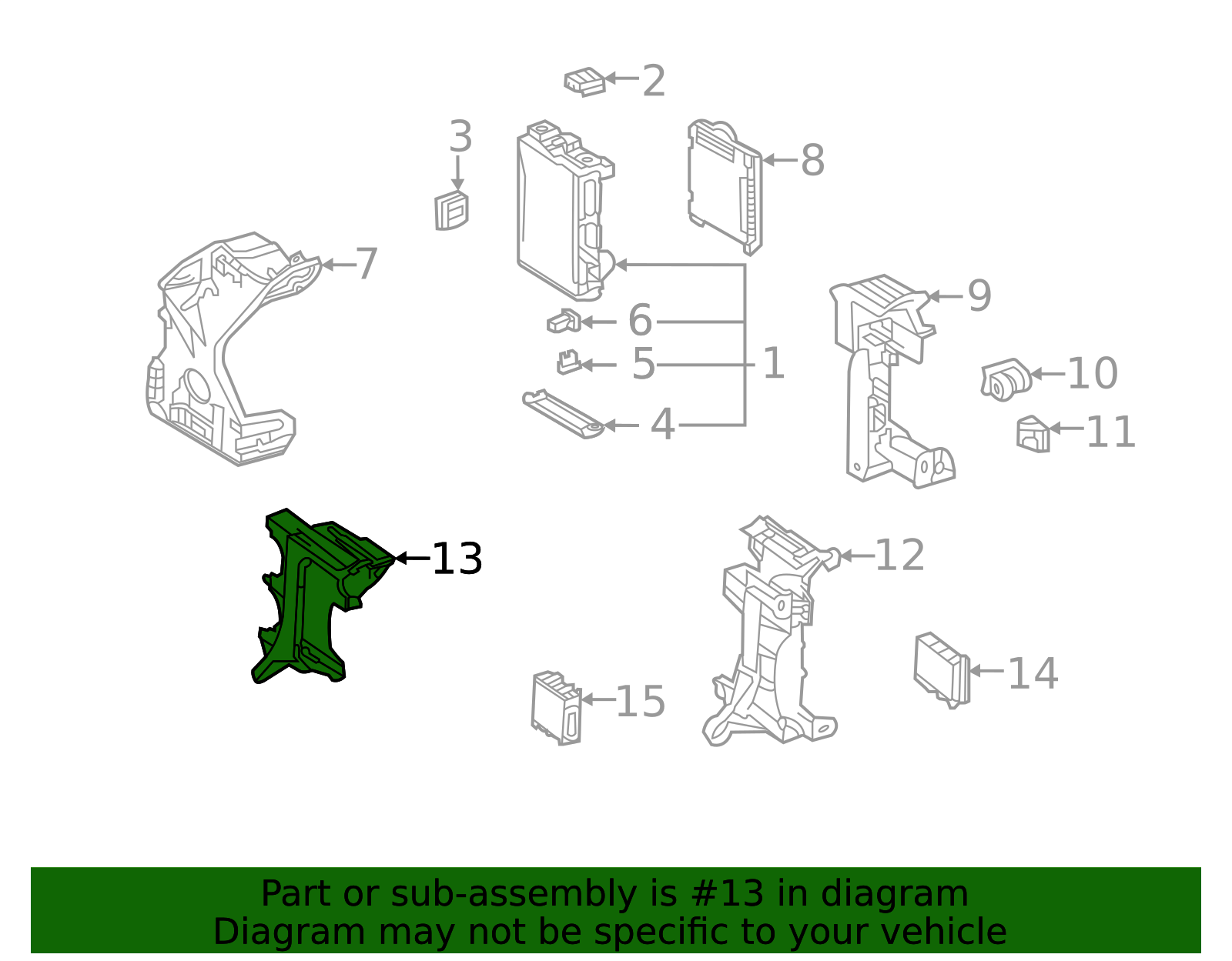 82878-0E060 - High-Quality Control Box for 2024-2025 Toyota Highlander ...