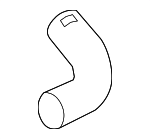 282863L100 - Cooling System: Lower Hose for Genesis: G80, G90 Image