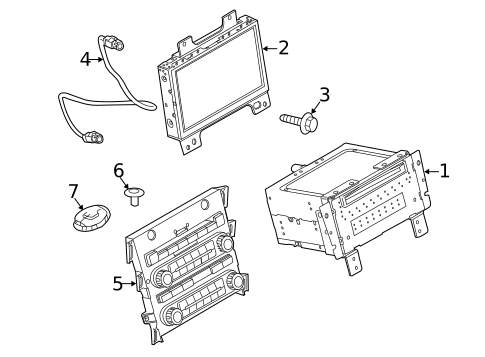Navigation System Components for 2010 Lincoln MKZ #0