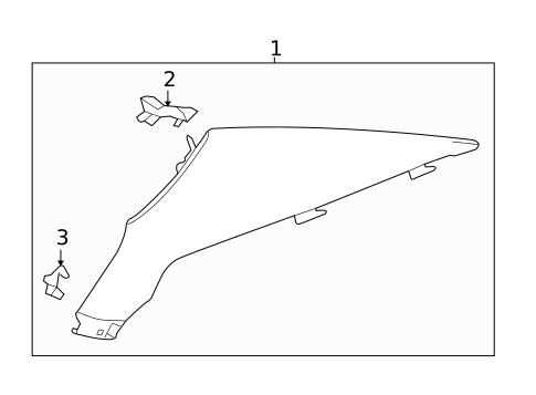 Interior Trim - Quarter Panels for 2016 Buick LaCrosse #0