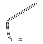 73526TF0000 - : Quarter Panel Gutter for Honda: Fit Image