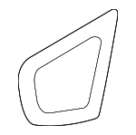 73551TF0E01 - Body: Quarter Glass for Honda: Fit Image