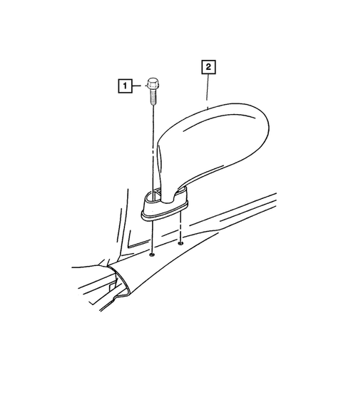 Exterior Mirror for 2001 Dodge Viper #0