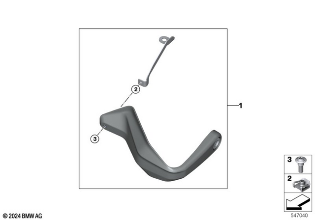 77315B4EE35 - Design: Set Of Hand Protectors    for BMW-Motorrad Image