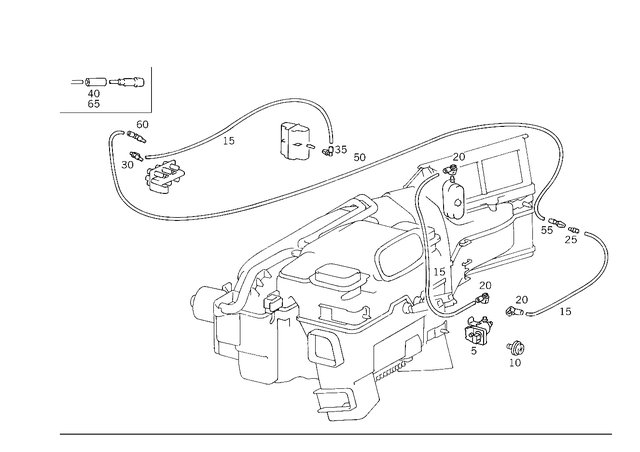 2028000178 - Vacuum System: Switchover Valve for Mercedes-Benz: C220, C230, C280, C43 AMG, CLK430, E420, E430, SLK230, SLK320 Image image