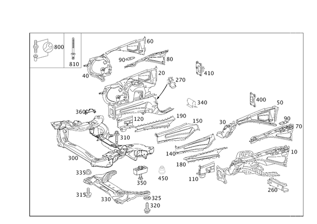 2116201761 - Cowl, Front Panel: Wheel Well for Mercedes-Benz: E320, E500, E55 AMG Image image