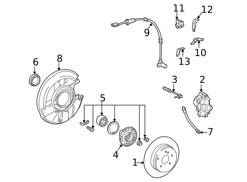 Anti-Lock Brakes for 2003 Mercedes-Benz SLK 230 #1