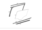 2477358601 - : Sealing Rail for Mercedes-Benz Image