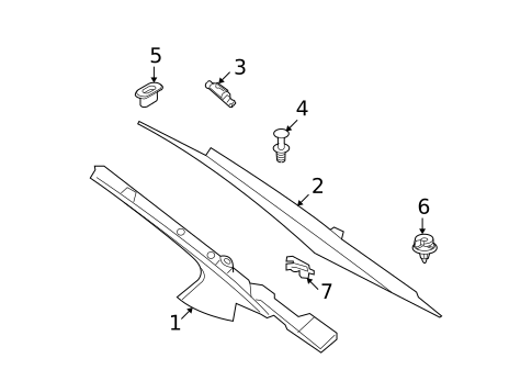 Interior Trim - Quarter Panels for 2008 BMW 535xi #1