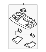 264301ET6A - Body: Map Lamp Assembly for Nissan: 370Z Image