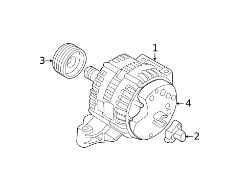 Alternator/Generator & Related Components for 2012 Volvo S60 #0
