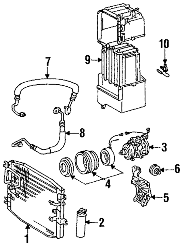 8851520130 - HVAC: A/C Expansion Valve for Toyota Image