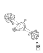 4862645AB - Rear Wheel Drive; Differential and Drive Line: Service Rear Axle for Mopar Image