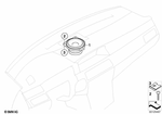 65139143121 - Audio, Navigation, Electronic Systems: Top-Hifi Mid-Range Loudspeaker for BMW: 128i, 135i, 323i, 325i, 325xi, 328i, 328xi, 330i, 330xi, 335d, 335i, 335is, 335xi, 525i, 525xi, 528i, 528xi, 530i, 530xi, 535i, 535xi, 545i, 550i, 645Ci, 650i, M Coupé, M3, M5, M6, X1 28i, X1 28iX, X1 35iX Image image
