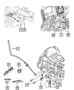 6511861AA - 545RFE; 5-Speed; Automatic Transmission: Nut for Chrysler: 300, Aspen, Pacifica, Town &amp; Country | Dodge: Challenger, Charger, Dakota, Durango, Grand Caravan, Magnum, Ram 1500, Ram 2500, Ram 3500 | Jeep: Wrangler | Ram: 1500, 1500 Classic, 2500, 3500, Dakota Image