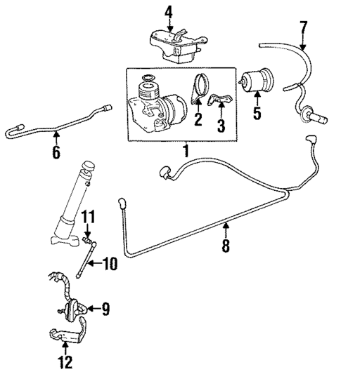 Auto Leveling Components for 1996 Buick Riviera #0