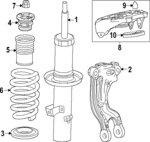 86537684 - : Coil Spring for Chevrolet: Blazer EV Image