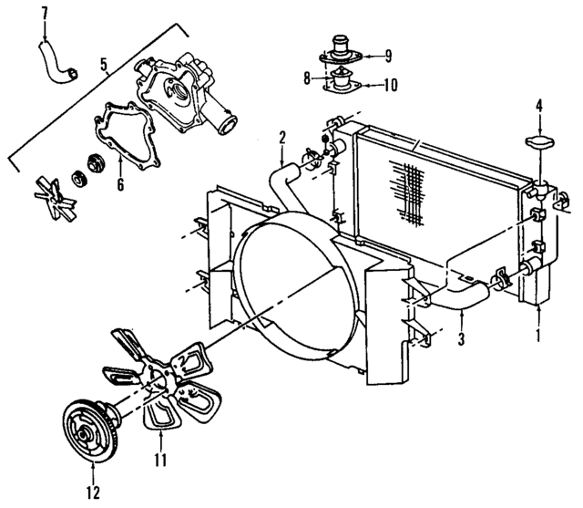 5037164AF - Cooling System: Water Pump for Mopar Image
