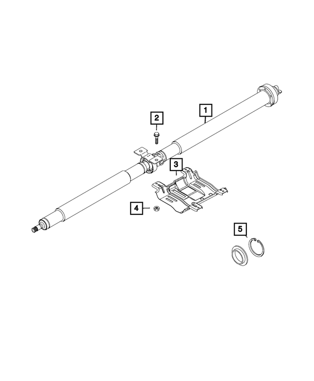 6511599AA - Four Wheel Drive; Differential and Drive Line: Bolt And Washer for Mopar Image