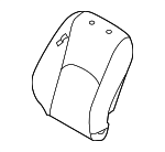 883602J360ACG - Body: Seat Back Cover for Kia: Borrego Image