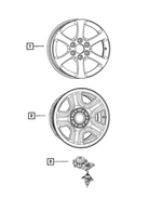 4755327AA - : Aluminum Wheel for Mopar Image