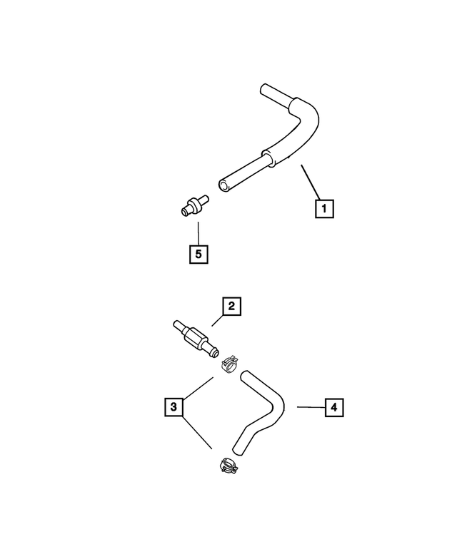 4777971AB - Engine 2.0L Four Cylinder: Make Up Air Hose for Mopar Image image