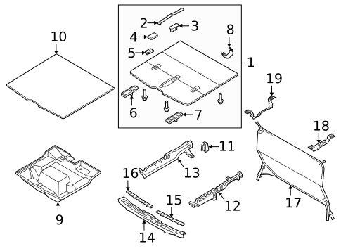 Interior Trim - Rear Body for 2019 Volvo XC40 #2