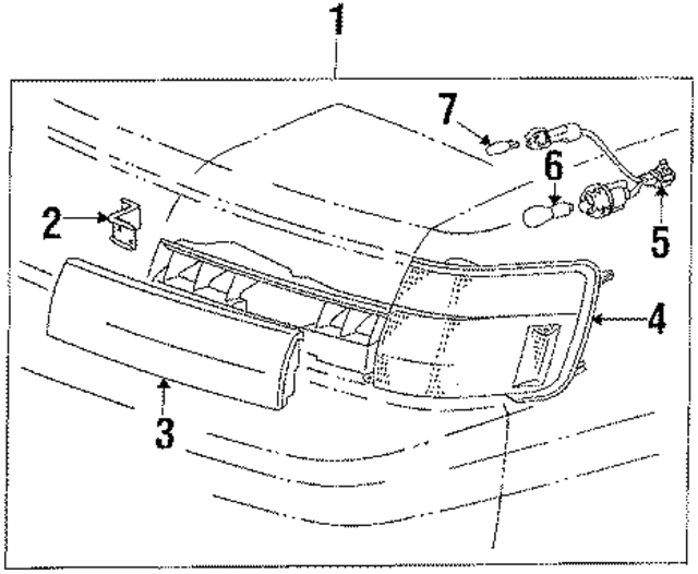 8151020370 - : Signal Lamp Assembly for Toyota Image