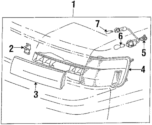 Signal Lamps for 1987 Toyota Celica #0