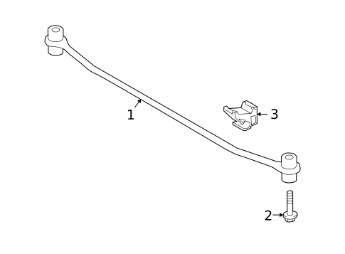 Stabilizer Bar & Components for 2010 Toyota Matrix #2