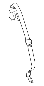 95B857807AOB6 - : Seat Belt Lap And Shoulder Belt for Porsche: Macan Image