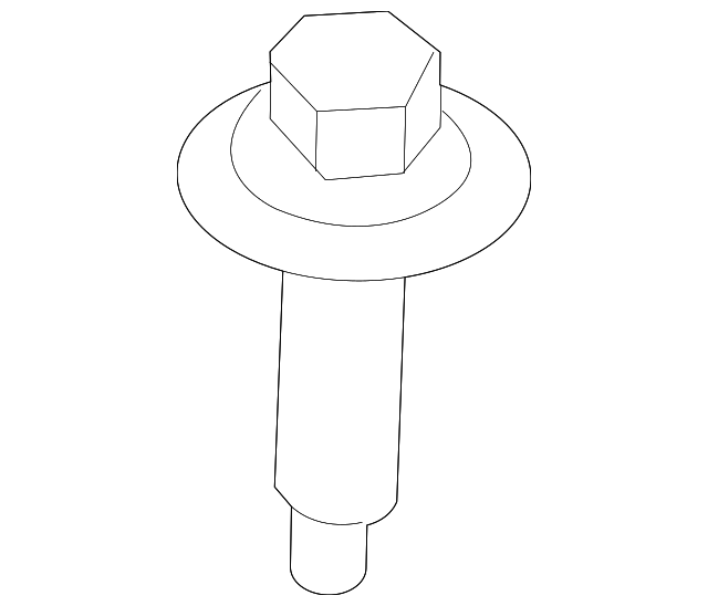 Seat Belt Lap And Shoulder Belt Bolt - Porsche (N-912-098-01)