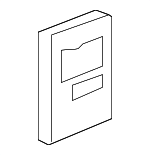 84680STXA01ZB - : Fuse Box Cover for Acura Image