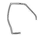 8D0831721L7ES - Body: Surround Weather-strip for Audi: A4, A4 Quattro Image