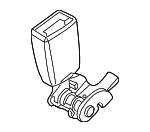 72119117261 - : Buckle End for BMW: 1 Series M, 128i, 135i, 135is, 328i, 328i xDrive, 328xi, 335d, 335i, 335i xDrive, 335is, 335xi, M3 Image