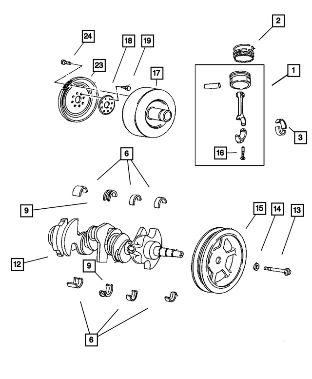 5093926AB - Engine 3.8L Six Cylinder: Torque Converter Kit for Mopar Image