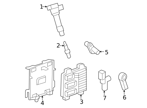 Ignition Coil for 2026 GMC Acadia #0