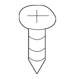 7119905911 - Body: Corner Trim Screw for BMW: 325xi, 328i, 328i xDrive, 328xi Image