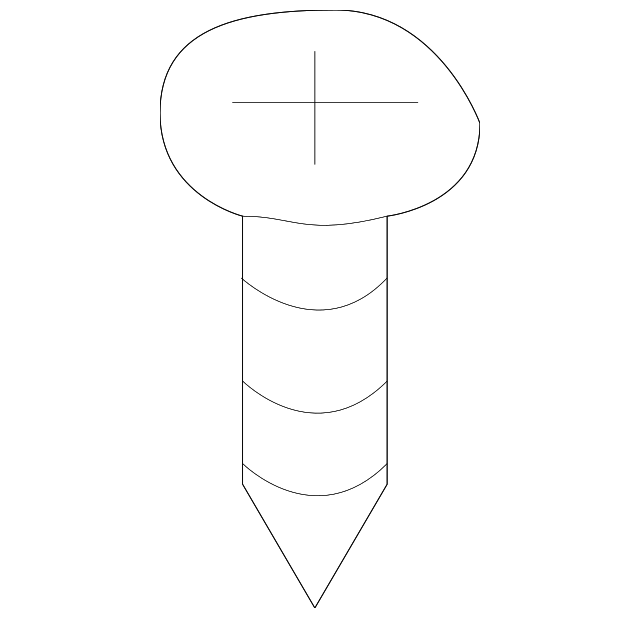 Corner Trim Screw - BMW (72-12-8-266-718)