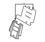 68100781AB - Body: Seat Back Foam, Left for Mopar Image