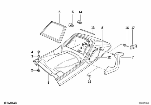 Tail Trim for 1990 BMW-Motorrad K 75 C #0