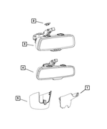 68324970AA - Glass: Inside Rear View Mirror for Mopar Image