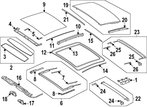 Sunroof for 2024 Mercedes-Benz E450 #1
