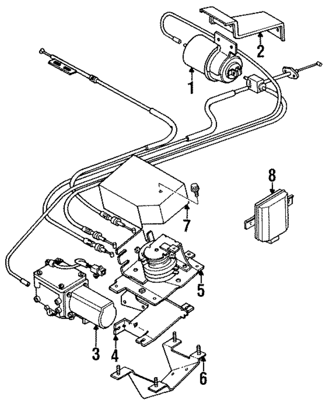 MB852999 - Electrical: Cruise Control Module for Mopar Image